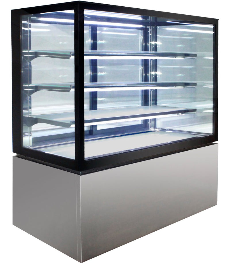 Anvil Square Glass 4 TIER COLD SHOWCASE 1500