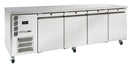 Williams Opal - Four Door Stainless Steel Remote Under Counter Freezer