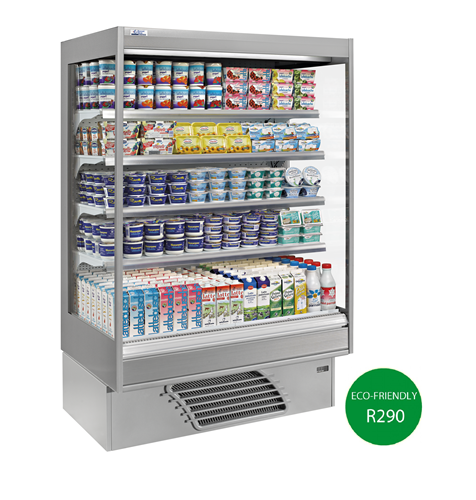 Bonnet Neve ONWAVE 3 GREEN 2500: multi-deck R290 open chiller