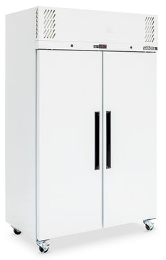 Williams Pearl - Two Door White Colorbond Upright Storage Refrigerator