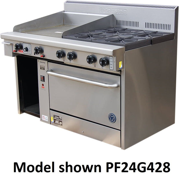 GOLDSTEIN: 1220x20mm Griddle Gas Oven Range - PF48G28