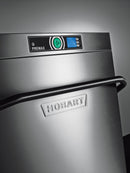 Hobart PREMAXAUP: high performance hood dishwasher withVAPOSTOP and Automatic Soil Removal