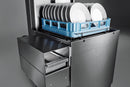 Hobart PREMAXAUP: high performance hood dishwasher withVAPOSTOP and Automatic Soil Removal