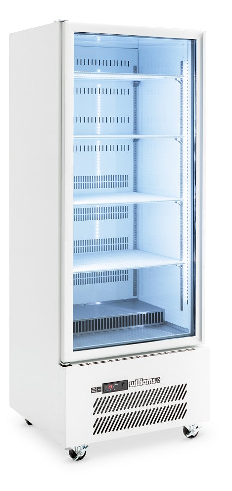Williams Quartz Star - One Door White Colorbond Upright Display Refrigerator