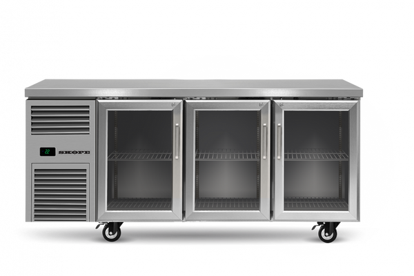 Skope ReFlex 3 Glass Door Underbench GN 1/1 Compatible Fridge RF7.UBR.3.GD