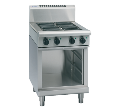 Waldorf 800 Series RNL8406E-CB 600mm Electric Cooktop Low Back Version Cabinet Base