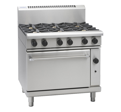 Waldorf 800 Series RNL8610G - 900mm Gas Range Static Oven Low Back Version