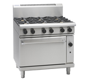 Waldorf 800 Series RNL8610G - 900mm Gas Range Static Oven Low Back Version