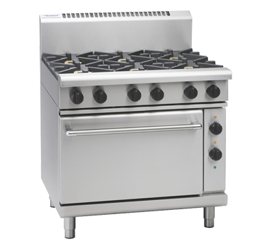 Waldorf 800 Series RN8619GE - 900mm Gas Range Electric Static Oven