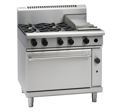 Waldorf 800 Series RNL8613G - 900mm Gas Range Static Oven Low Back Version