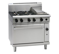 Waldorf 800 Series RNL8613G - 900mm Gas Range Static Oven Low Back Version