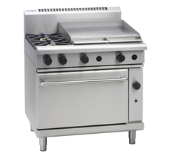 Waldorf 800 Series RNL8616G - 900mm Gas Range Static Oven Low Back Version