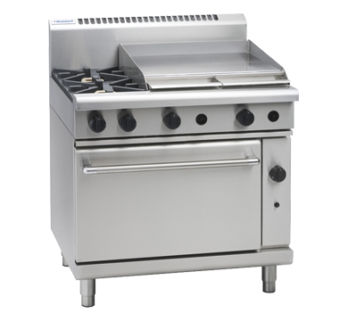 Waldorf 800 Series RNL8616G - 900mm Gas Range Static Oven Low Back Version