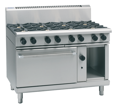 Waldorf 800 Series RNL8810G - 1200mm Gas Range Static Oven Low Back Version