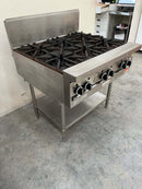 Garland 900mm WIDE RESTAURANT SERIES6 BURNER MODULAR TOP (NG & LP) GF36-6T