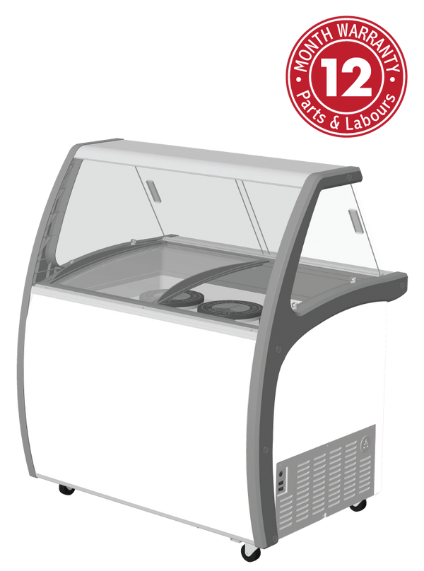 Exquisite SD325S2 Six Tubs Ice Cream Scooping Freezers