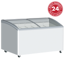 Exquisite SD575K Curved Glass Display Chest Freezers - 575L