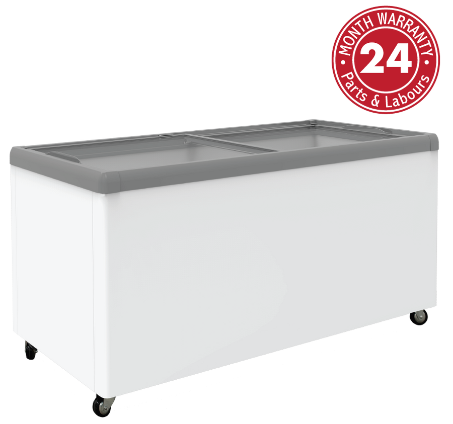 Exquisite - SD650 - Flat Glass Display Chest Freezers - 566 L