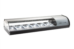 Sayl Sushi Display Fridge with Cross Fin Coil (6 x containers)