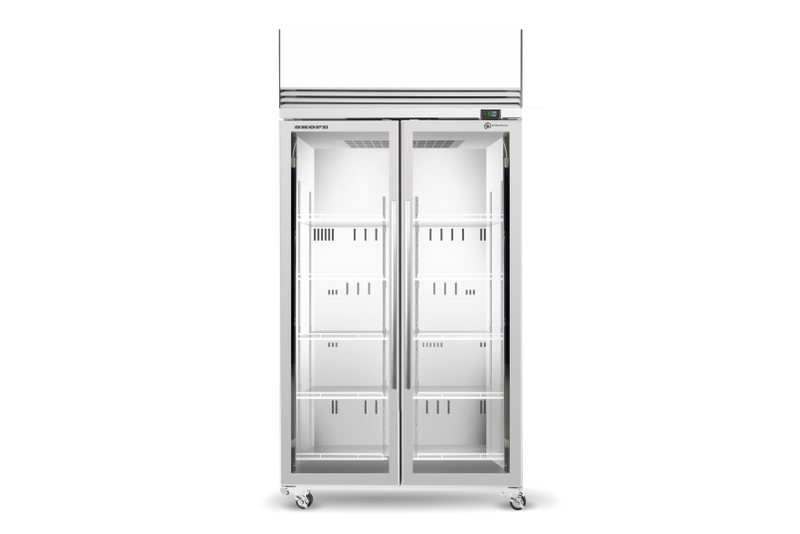TMF1000N-AC 2 Glass Door Display or Storage Freezer, Lit Sign