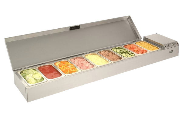 Williams Thermowell - Nine Pan Counter Top Refrigerated Well