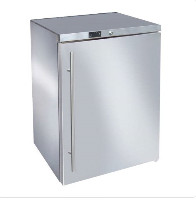 Bromic Under Bench Storage Freezer - 115L Single Door - Stainless Steel UBF0140SD-NR