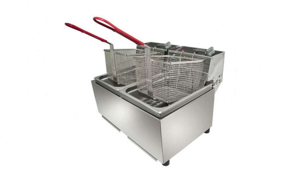 WOODSON Double Pan Fryers - W.FRT80