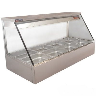 WOODSON 4 Module Straight Glass Hot Food Display - W.HFS23